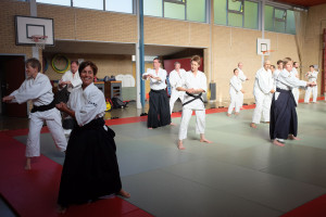 Aikido warming up